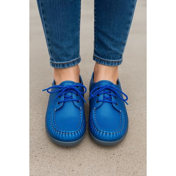 SAS Shoes - SAS Bounce Bluebird Metallic Wedge Sneaker 7M Women Comfort Lace‑Up